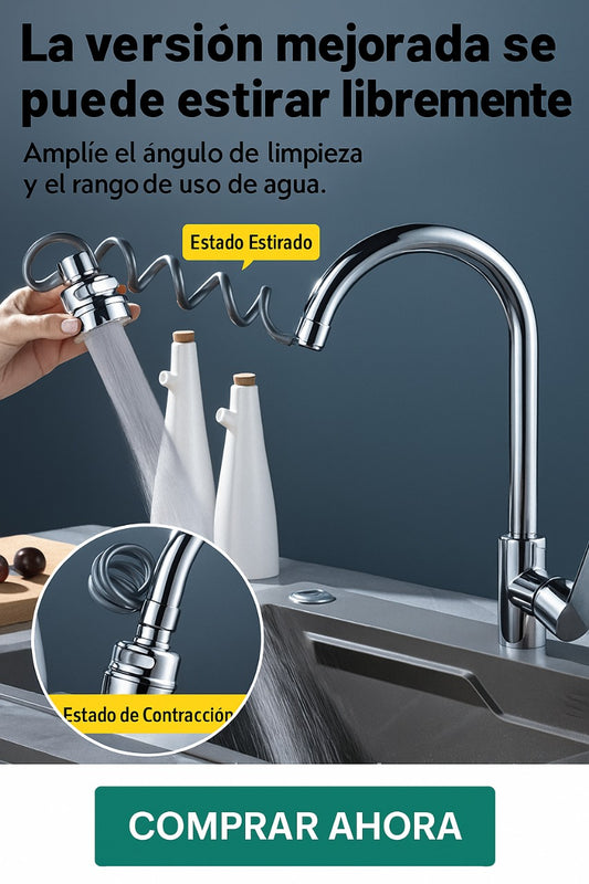 EXTENSOR UNIVERSAL 360° PARA GRIFOS