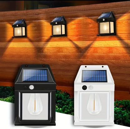LAMPARA LED SOLAR PARA EXTERIORES FOCO