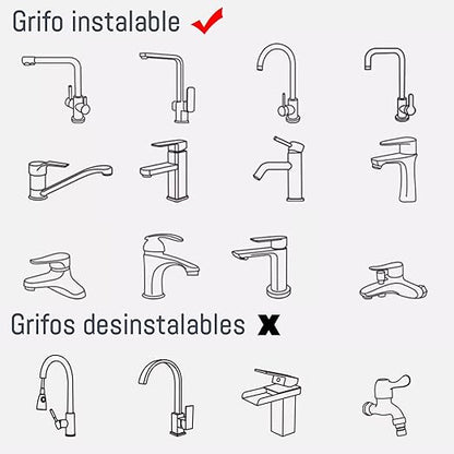 EXTENSOR UNIVERSAL 360° PARA GRIFOS