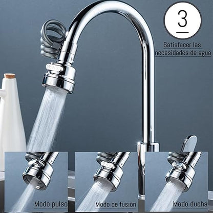 EXTENSOR UNIVERSAL 360° PARA GRIFOS