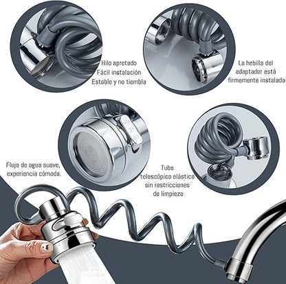 EXTENSOR UNIVERSAL 360° PARA GRIFOS