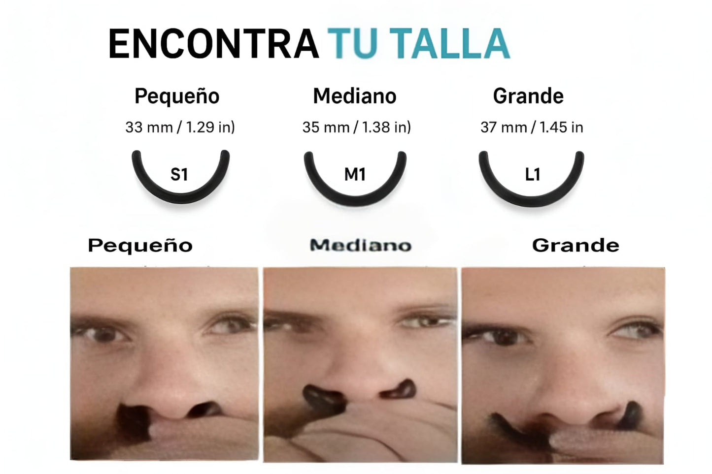 Parche nasal magnectico