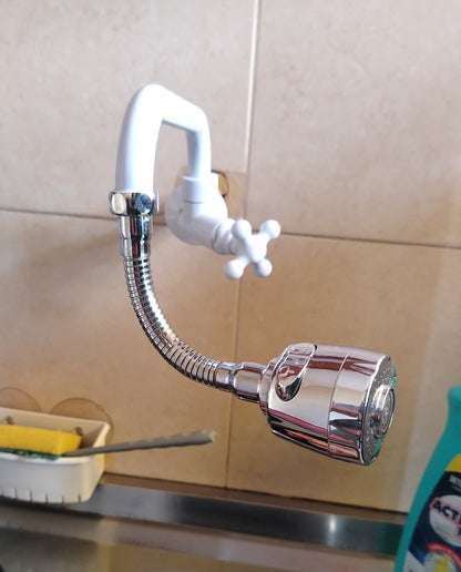 Grifo Canilla Flexible Adaptable 360°